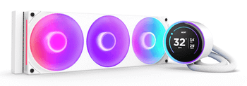REFRIGERACION LIQUIDA NZXT KRAKEN ELITE 360 RGB | 360mm | IPS LCD | BLANCA