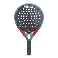 siux - pala de padel trilogy pro 2026 ash green nivel profesional forma redonda - control absoluto con precision