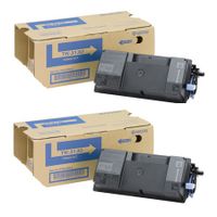 original multipack kyocera fs-4200dn printer toner cartridges 2 pack -tk-3130