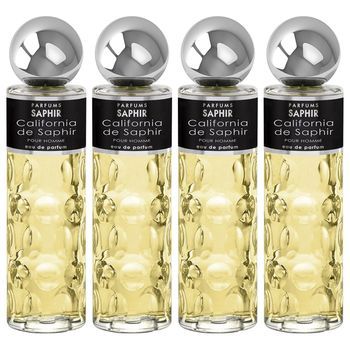 Pack De 4 Eau De Parfum Hombre Saphir California 200 Ml