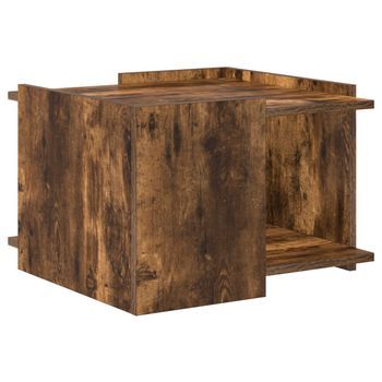 Mesa De Café | Mesa De Centro Roble Ahumado 50,5 X 50 X 33 Cm
