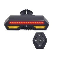 luz trasera de bicicleta con control remoto inalambrico luz trasera de bicicleta impermeable ultrabrillante recargable por usb para advertencia de