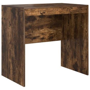 Escritorio | Mesa De Trabajo Roble Ahumado 80 X 50 X 76 Cm