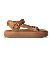 moon boot para mujer 80d2420010 sandalias mb super marron 38 plano velcro casual
