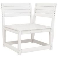 sofa esquinero de jardin  sofa de exterior madera maciza pino blanco 73x73x78 cm