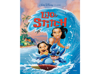 Póster 3D - Sherwood Lilo & Stitch, Enmarcado, Licencia oficial Stitch
