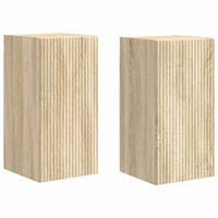mueble de tv montado en la pared 2 uds  mueble de salon  gabinete de tv sonoma 30 x 31 x 60 cm