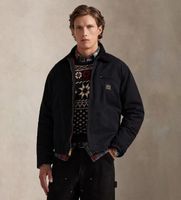 polo ralph lauren para hombre 710981761001 chaqueta country canvas marino m casual poliester