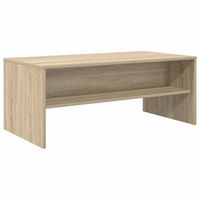 mesa de cafe roble sonoma 100 x 50 x 40 cm madera de ingenieria vidaxl