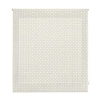 estor enrollable premium - estor enrollable tamano 150x180 - estor premium color beige con motas blancas  blindecor