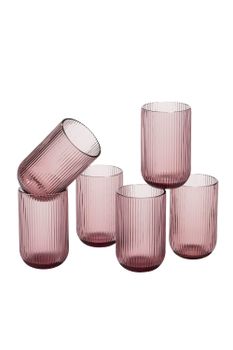 Vaso de trago largo merlot morado  h15xb8xl8cm