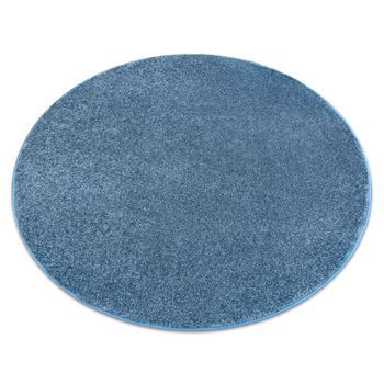 Alfombra Santa Fe Círculo Azul 74 Llanura Color Sólido Circulo 150 Cm