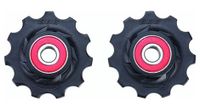 bbb rollerboys ceramic bearing jockey wheels 11s black