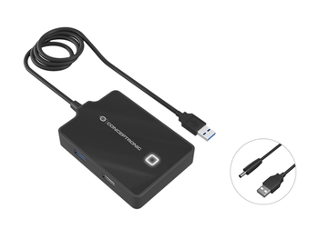 HUB USB 2.0 & 3.0 CONCEPTRONIC HUBBIES10B 4 PUERTOS Y CABLE DE 90CM
