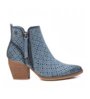 refresh para mujer 17251901-jeans botines de piel 172519 azul 37 5 a 8cm cremallera casual
