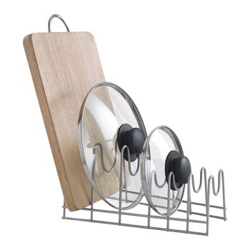 Metaltex Lido olla tapa plana 28 x 16 x 14 cm, metal, plata, 14 x 16 x 28 cm