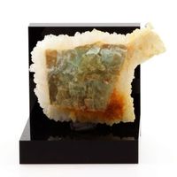 fluorita y cuarzo - pierre natural de francia pratclaux - mineral raro coleccion sylvain desfarge  2667 ct - certificado de autenticidad incluido