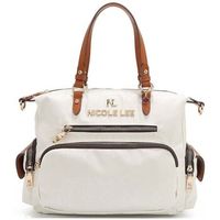 nicole lee bolso de mano bolso tipo satchel margot blanco para mujer