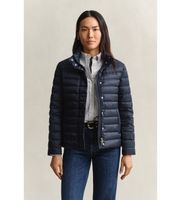 gant para mujer 4700481 chaqueta de plumon ligera azul marino s casual poliester reciclado