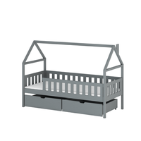 cama domi house 80x200 gris