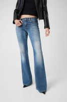 jeans bootcut de tiro bajo