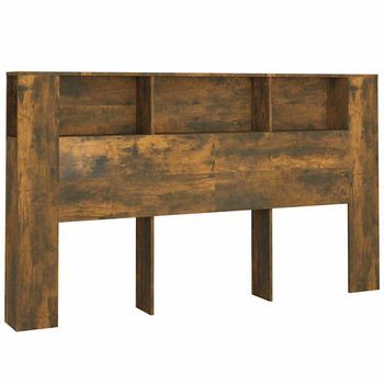 Cabecero Cama - Mueble Cabecero Roble Ahumado 180x18,5x104,5 Cm Mc4449