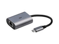 adaptador - isy iad-1010-c 15 cm usb-c a rj45 ethernet 1 gbps plata