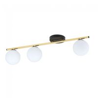 regleta de techo valenti opal 3 luces