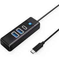 hub orico 3 puertos 5 gbits modelo pwc2u-c3 con usb-c y usb-a