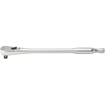 Vigor V4946 Carraca Reversible Con Dentado Fino ∙ Modelo Largo ∙cuadrado Macizo 1/2 Pulgadas (12,5 Mm) ∙ 380 Mm