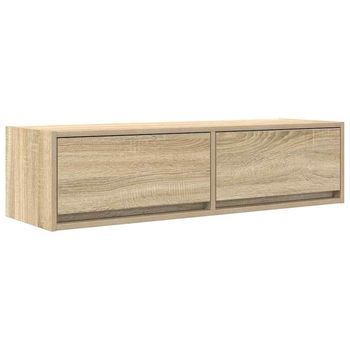 Gabinete De Tv Con Cajón Roble Sonoma 100 X 31 X 25.5 Cm