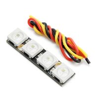 tira led super mini de 3 piezas de 07g ws2812b rgb5050 de 4 bits para controlador de vuelo naze32 f3 f4 rc drone