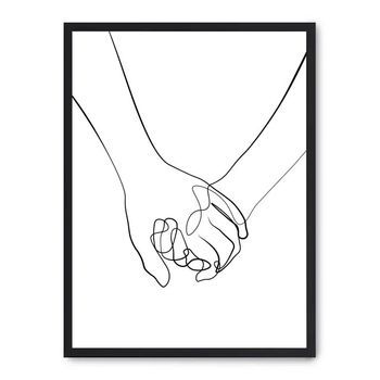 Cuadro Hands Line Art Ii