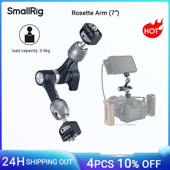 Brazo mágico SmallRig con engranaje de roseta de 7/11 pulgadas, 360 °   Ajustable para monitores/luces LED/cámaras de acción hasta 3,5 kg-4194