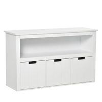 aparador de salon 102x33x615 cm blanco