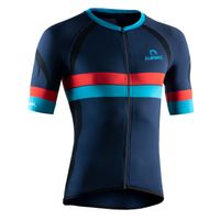 maillot de mtb lurbel cycling fury ahorra 40 - s azul marino  turquesa