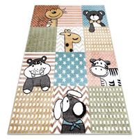 alfombra fun pets para ninos animales vistoso multi 240x330 cm