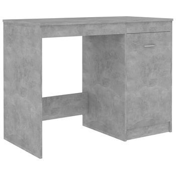 Mesa De Escritorio | | Escritorio De Despacho | Escritorio De Madera Contrachapada Gris Hormigón 100x50x76 Cm