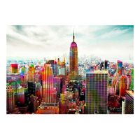 papel pintado 3d - colors of new york city 200x140 cm