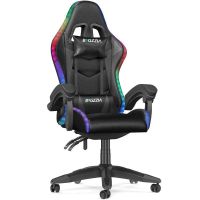 silla gaming naspaluro profesional led rgb reposacabezas soporte lumbar