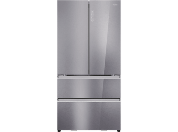 Frigorífico americano - Haier FD 90 Series 7 HFR79F19EFGK Cristal, No Frost, 190 cm, 703 l, Fabricador de hielo, My Zone, Cristal Zafiro