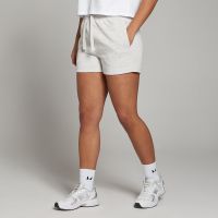 pantalon corto basics para mujer de mp - gris claro jaspeado - s