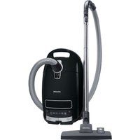 miele complete c3 powerline cylinder vacuum cleaner - obsidian black black
