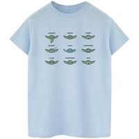 disney camiseta manga larga mandalorian od para mujer