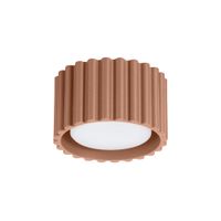 lampara de techo moca aluminio alt 6 cm