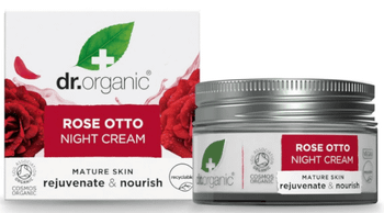Dr. Organic Crema Noche Rosa Damascena 50 ml