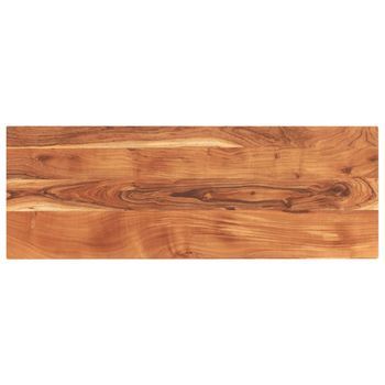 Tablero De Mesa Rectangular Madera Maciza Acacia 140x60x2,5 Cm Vidaxl