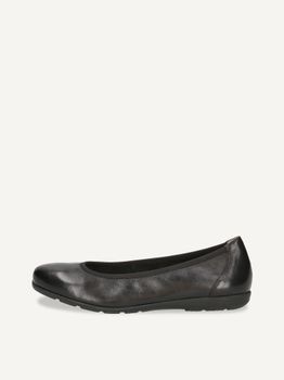 CAPRICE Ballerina, black, made of Leather, Size 41