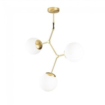 Lámpara de techo mulen oro (3 luces)
