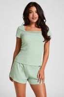 hunkemoller conjunto de pijama verde